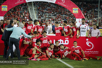 جشن قهرمانی پرسپولیس در سوپرجام فوتبال