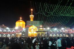 برگزای مراسم عزاداری دهه سوم ماه صفر در حرم مطهر امام رضا (ع)