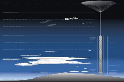 آسمانخراشی متصل به سیارک ساخته می شود