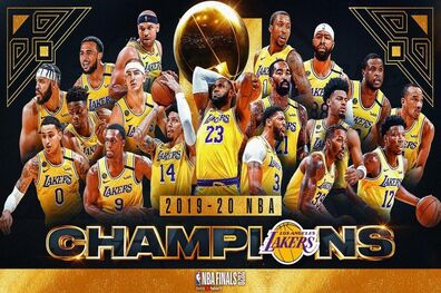 تیم بسکتبال لس آنجلس لیکرز قهرمان NBA شد