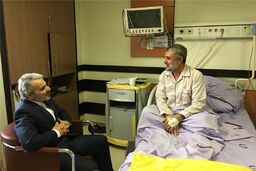 عیادت نوبخت از ذوالنور در بیمارستان