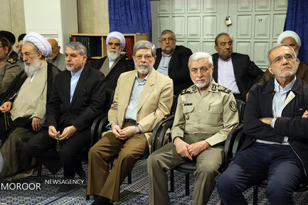 دیدار مسئولان نظام با مقام معظم رهبری