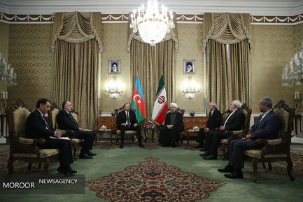 استقبال رسمی روحانی از رییس جمهور آذربایجان