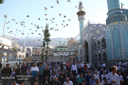نماز عید سعید فطر در امامزاده صالح (ع) تجریش