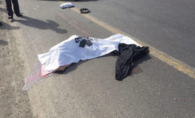 تصادف مرگبار اتوبوس با تعدادی از عابران‌ پیاده در بزرگراه بعثت تهران