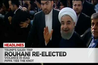 انتخاب دوباره حسن روحانی درصدر اخبار یورونیوز قرار گرفت