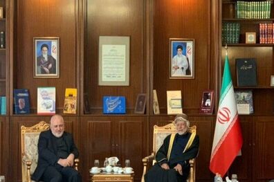 دیدار وزیر خارجه عمان با محمدجواد ظریف
