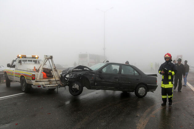 ۲۶ مجروح در سانحه رانندگی اتوبوس مسافربری در محور زاهدان- زابل
