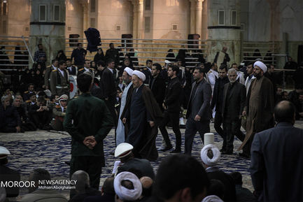 تدفین پیکیر آیت الله هاشمی رفسنجانی در مرقد امام خمینی (ره)