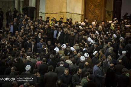 تدفین پیکیر آیت الله هاشمی رفسنجانی در مرقد امام خمینی (ره)