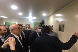 لاریجانی بخش جدید بیمارستان امام خمینی (ره) را افتتاح کرد