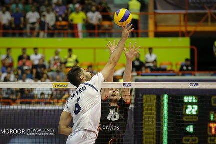 دیدار تیم‌های ملی ایران و بلژیک در لیگ جهانی والیبال