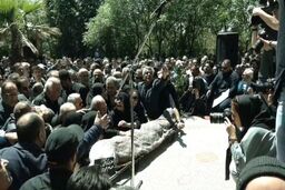 پیکر حسام محمودی در قطعه هنرمندان تشییع شد