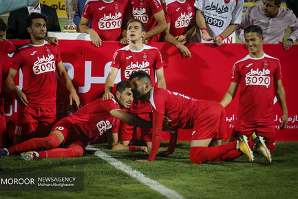 جشن قهرمانی پرسپولیس در سوپرجام فوتبال