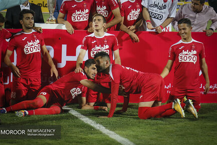 جشن قهرمانی پرسپولیس در سوپرجام فوتبال