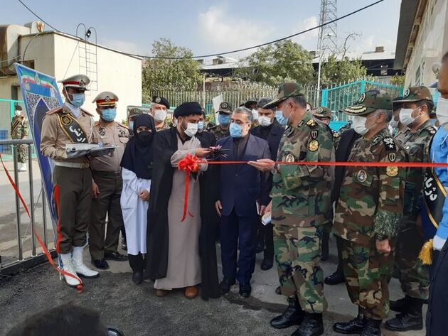 بخش اختصاصی بیماران کرونایی داروخانه ۲۹ فروردین ارتش افتتاح شد