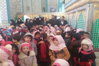 آشنایی نونهالان مبارکه با وقف