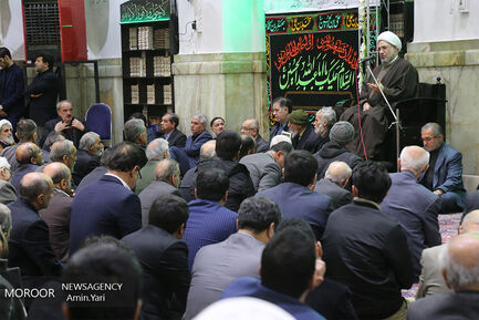 بزرگداشت آیت الله هاشمی شاهرودی در مسجد ارک