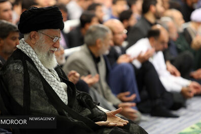 مراسم سوگواری امام علی (ع) با حضور مقام معظم رهبری