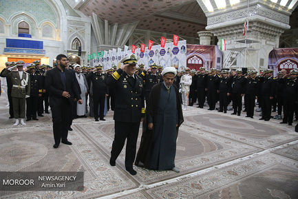 تجدید میثاق فرماندهان نیروی دریایی ارتش با آرمان های امام راحل