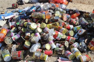 جمع‌آوری بیش از 3 تن مواد غذایی فاسد و تاریخ گذشته