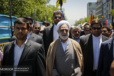 حضور شخصیت های لشکری و کشوری در راهپیمایی روز جهانی قدس