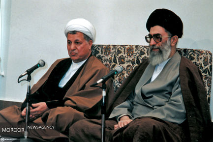 تصاویری از آیت‌الله هاشمی رفسنجانی در کنار مقام معظم رهبری