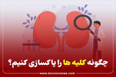 اینفوگرافیک/چگونه کلیه ها را پاکسازی کنیم؟