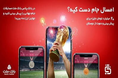 آغاز مسابقه پیش‌بینی بازی‌های جام جهانی در بانک پلاس بانک ملت