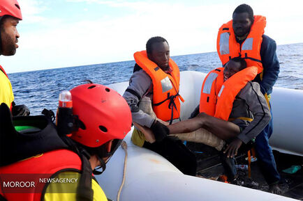 نجات جان مهاجرین غیر قانونی از دریا