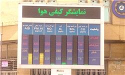 آنلاین شدن تابلوهای اطلاع رسانی آلودگی هوای تهران