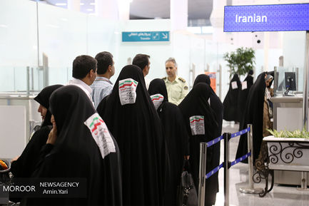 بدرقه زائران حج تمتع  ۱۳۹۸