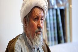 عیادت محمدنبی حبیبی و جمعى از اعضاى حزب موتلفه اسلامى از آیت‌الله مؤمن