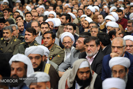 دیدار مسئولان نظام و میهمانان کنفرانس وحدت اسلامی‌ با مقام معظم رهبری