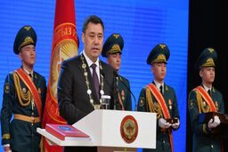 برگزاری مراسم تحلیف رئیس جمهور قرقیزستان با حضور مقامات