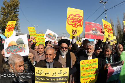 نماز جمعه و راهپیمایی نمازگزاران تهرانی