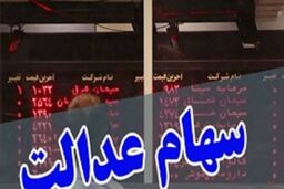 کاهش ارزش پرتفوی سهام عدالت نسبت به ماه گذشته 