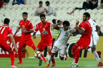 صعود پرسپولیس در دقایق پایانی/ پرسپولیس 2    الجزیره امارات 1