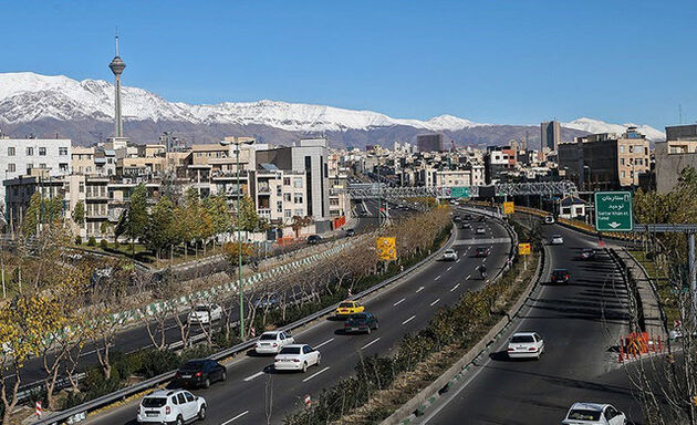 کیفیت هوای تهران 12 اردیبهشت ۱۴۰۲ / شاخص کیفیت هوای تهران روی عدد55 و سالم است