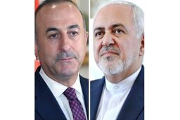 گفت و گوی تلفنی ظریف با وزیر امور خارجه ترکیه