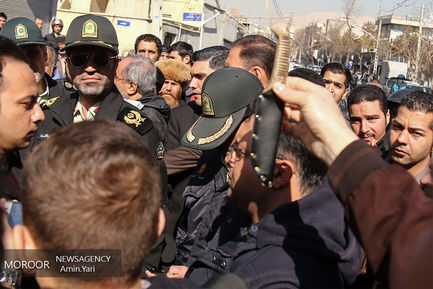 بازسازی صحنه جرم متهم تخریب اموال شهروندان