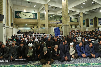 دومین روز مراسم سوگواری امام علی (ع) با حضور مقام معظم رهبری