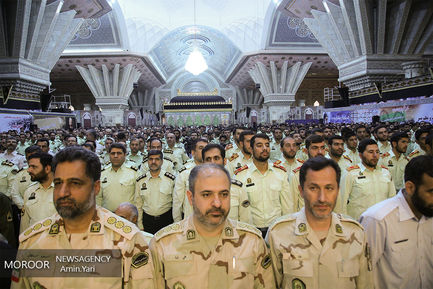 تجدید میثاق فرماندهان نیروی انتطامی با آرمانهای امام (ره)