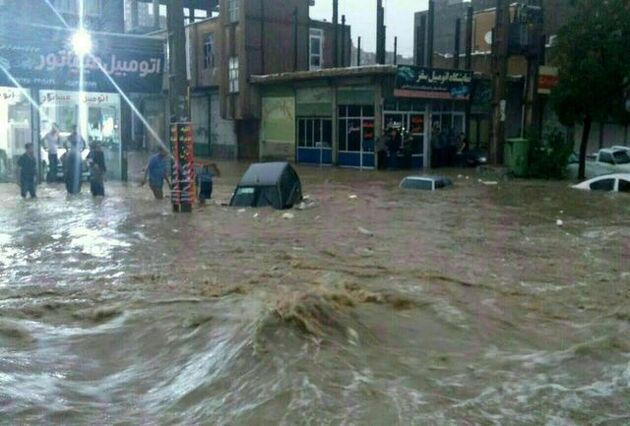 اسکان اضطراری 168 نفر بر اثر وقوع سیل در چهار استان