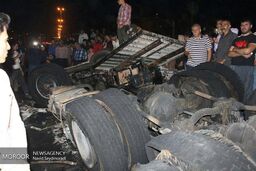 افزایش تعداد جان باختگان تصادف اتوبوس در استان لرستان