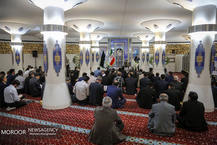 مراسم چهلم شهدای حمله تروریستی مجلس