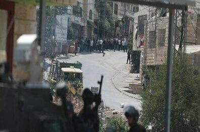 شهادت یک فلسطینی در غزه