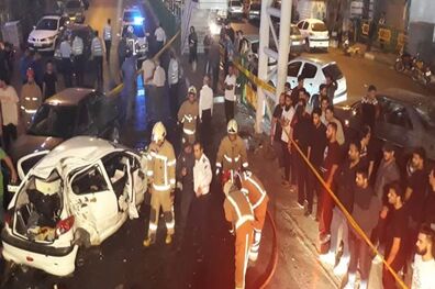 تصادف مرگبار در بزرگراه رسالت/ فوت دو مرد جوان
