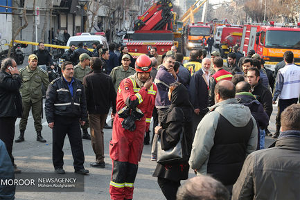 آتش سوزی و فرو ریختن ساختمان پلاسکو