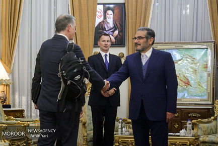 دیدار وزیر خارجه انگلیس و دبیر شورای عالی امنیت ملی